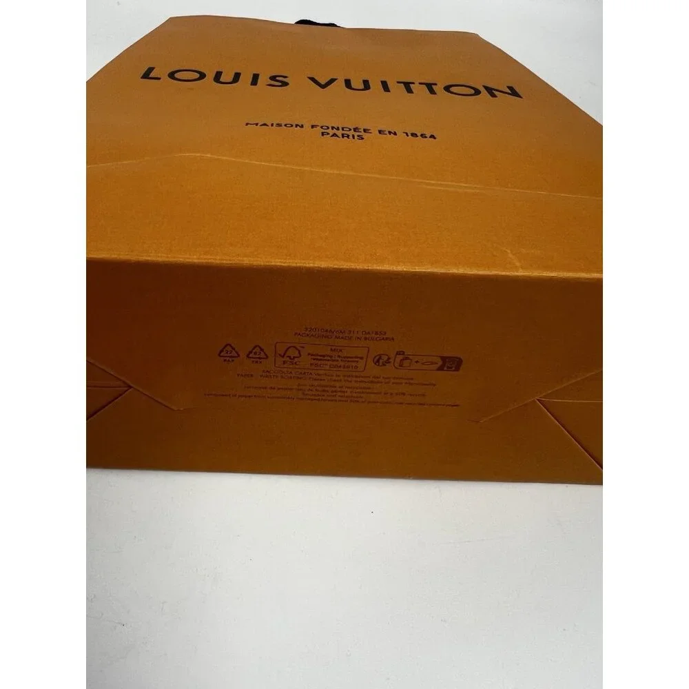 LOUIS VUITTON Authentic Empty Paper Gift Shopping Bag 14.5